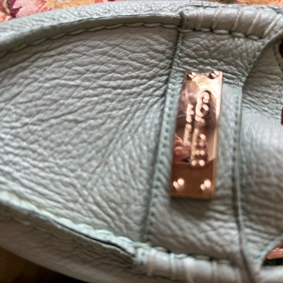Minty color Coach flats - Picture 2 of 3